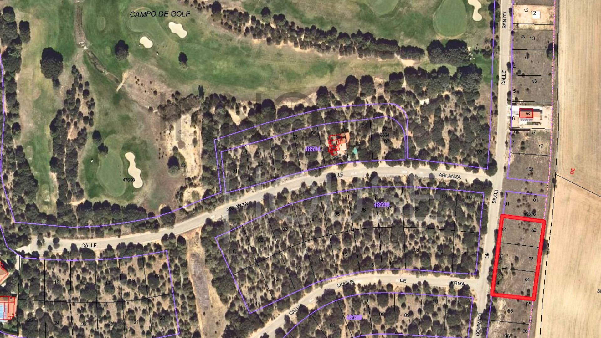 Parcelas urbanas junto al Campo de Golf de Lerma